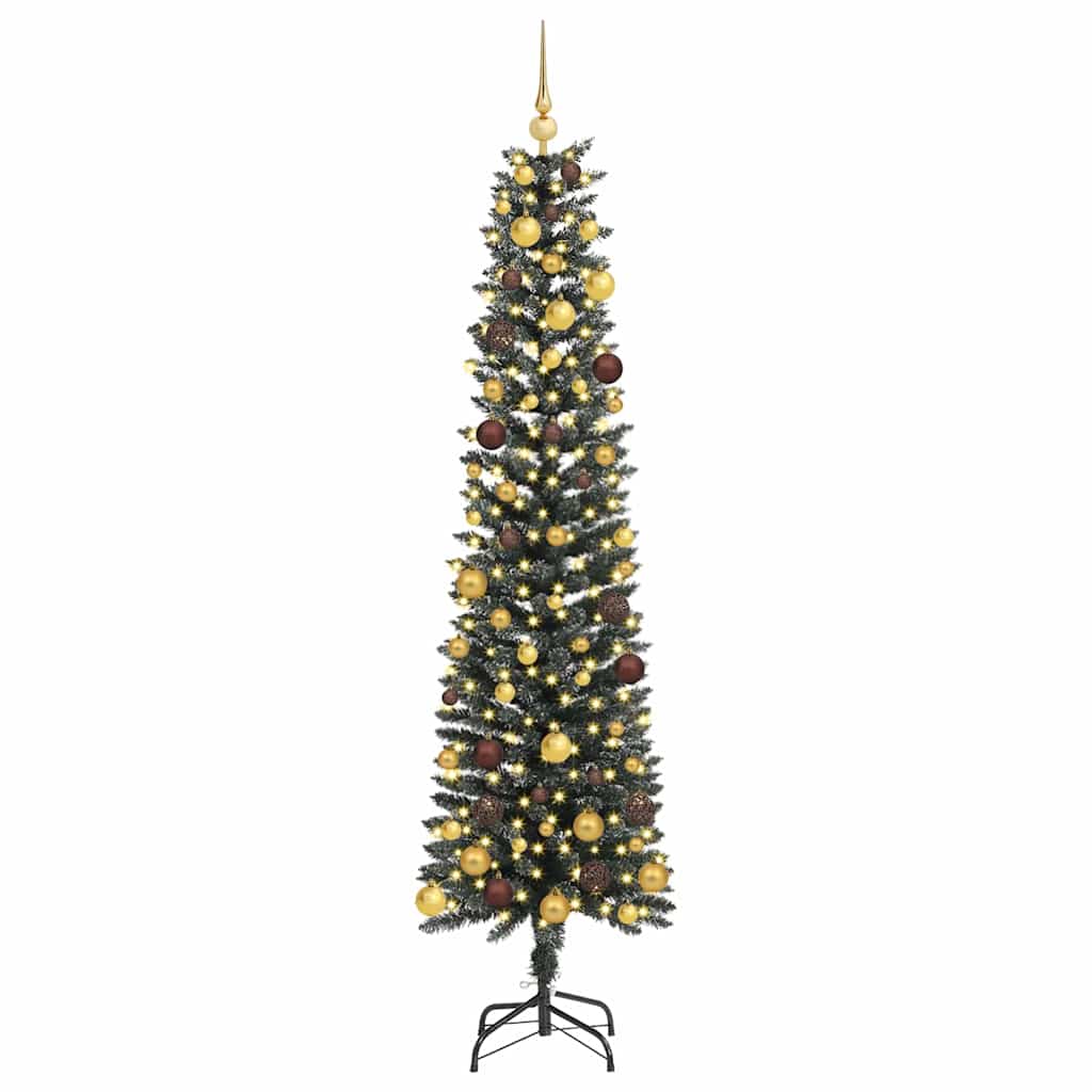 Dirbtinė Kalėdų eglutė Žalia 210 cm PVC, plastikas ir plienas