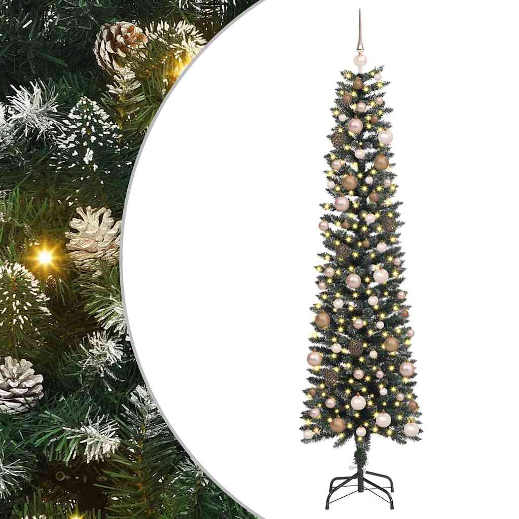 Dirbtinė Kalėdų eglutė Žalia 210 cm PVC, plastikas ir plienas