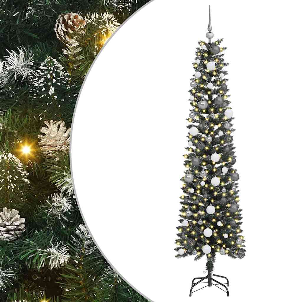 Dirbtinė Kalėdų eglutė Žalia 210 cm PVC, plastikas ir plienas
