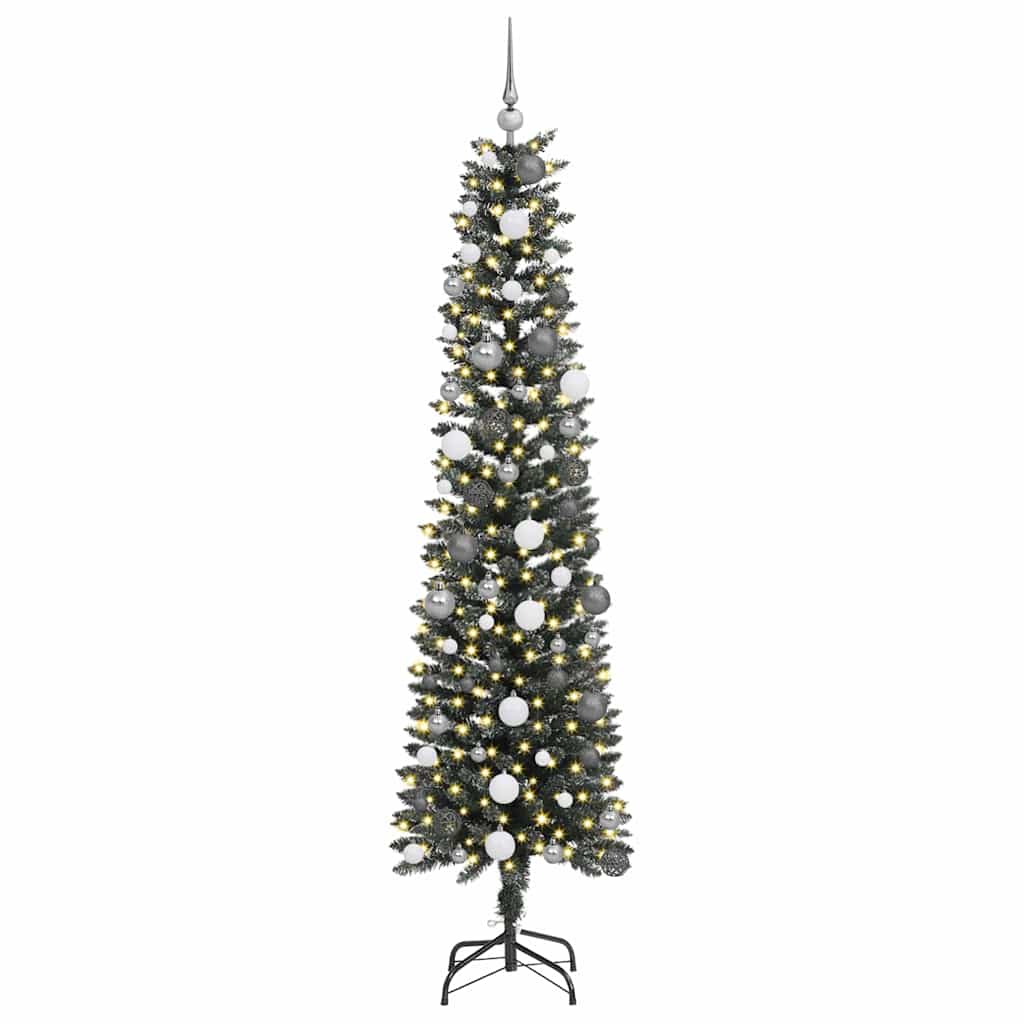 Dirbtinė Kalėdų eglutė Žalia 210 cm PVC, plastikas ir plienas