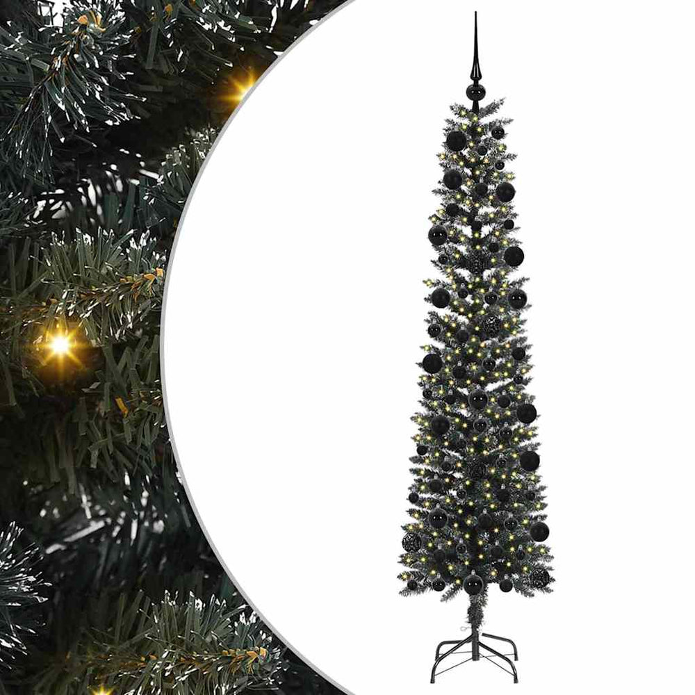 Dirbtinė Kalėdų eglutė WINTER CRYSTAL, su 300 LED Žalia 58 x 58 x 210 cm.