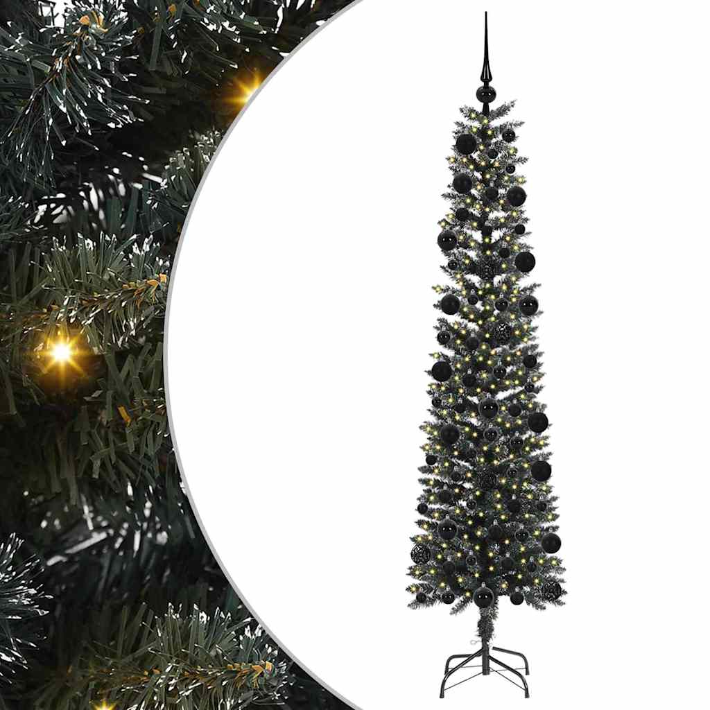 Dirbtinė Kalėdų eglutė WINTER CRYSTAL, su 300 LED Žalia 58 x 58 x 210 cm.