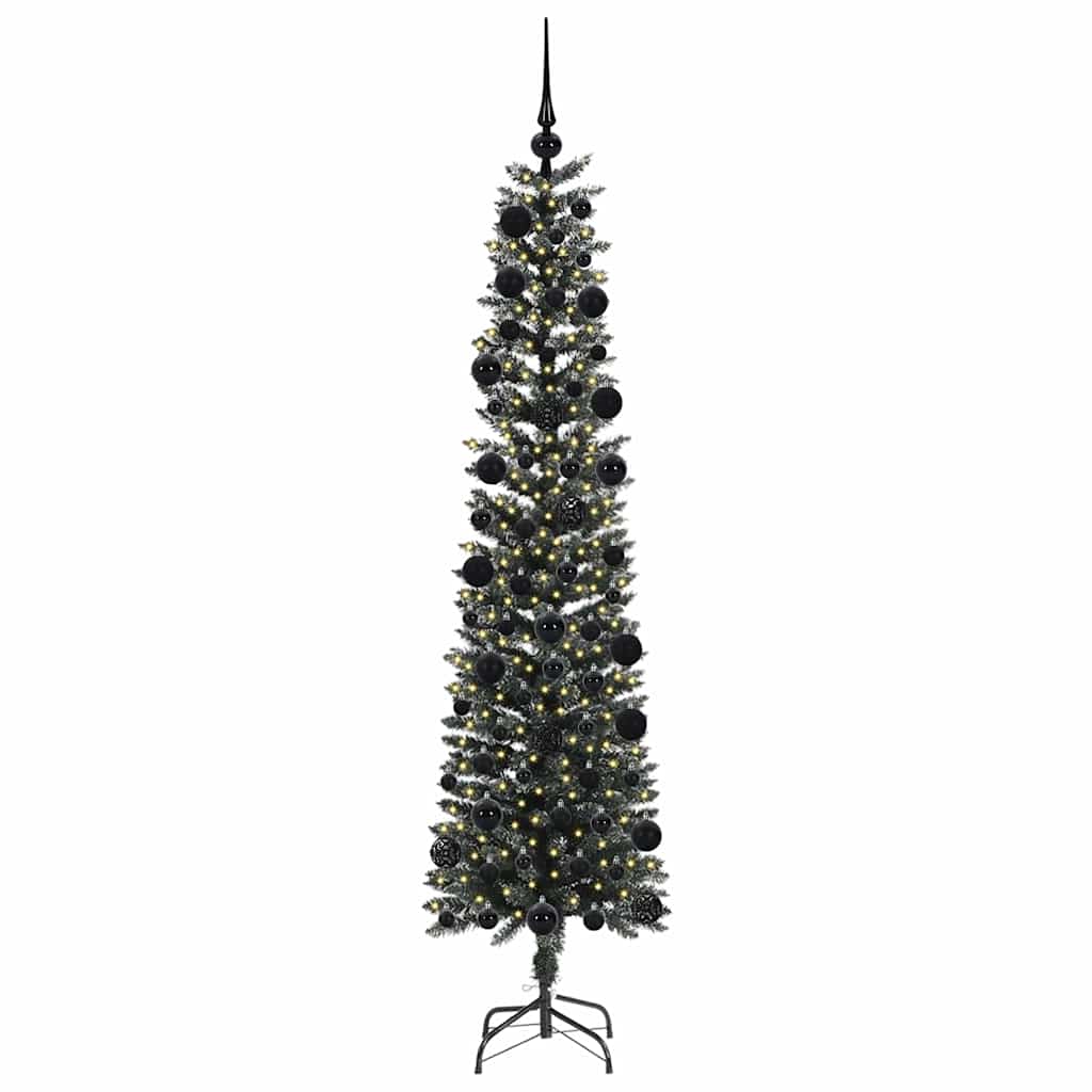 Dirbtinė Kalėdų eglutė WINTER CRYSTAL, su 300 LED Žalia 58 x 58 x 210 cm.