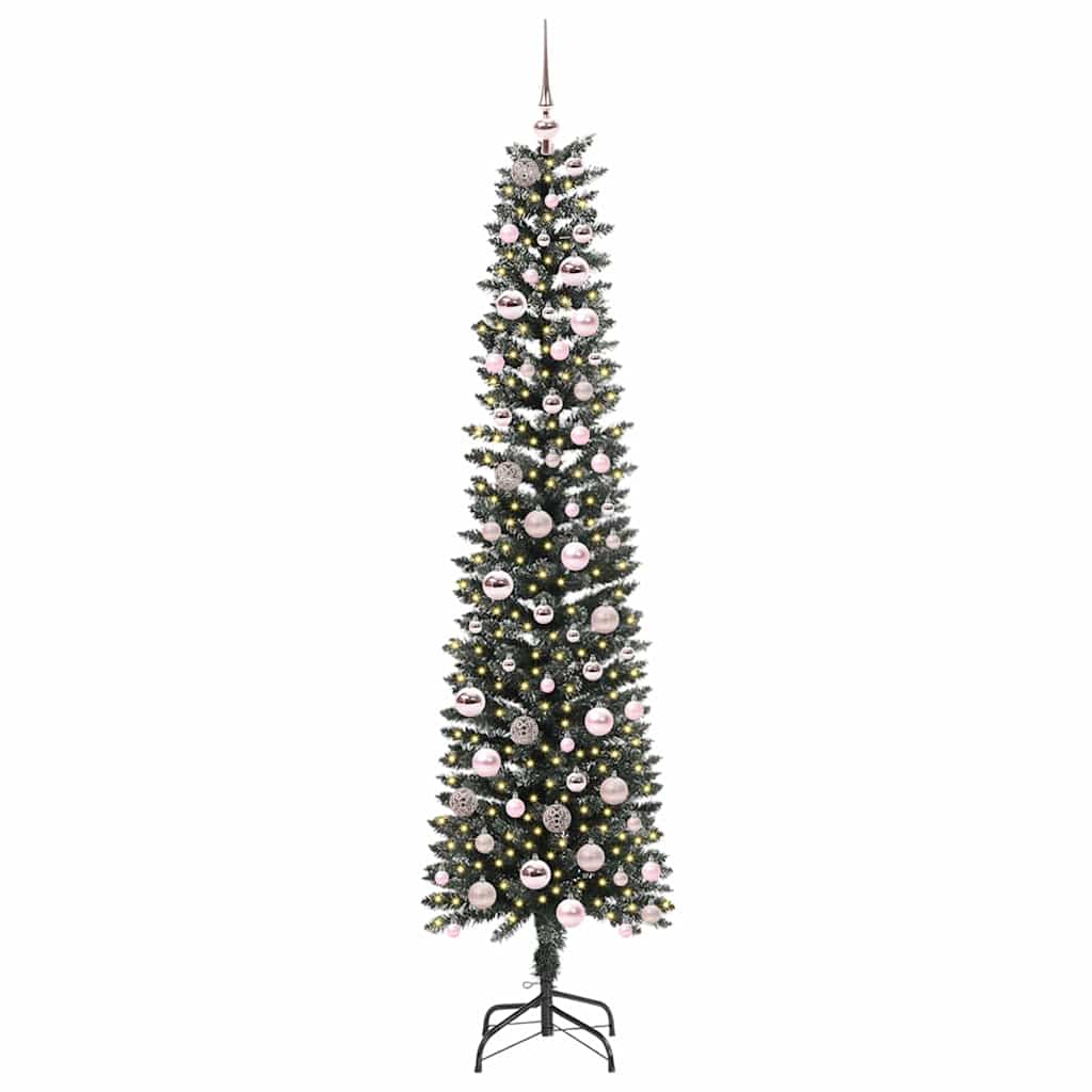 Dirbtinė Kalėdų eglutė WINTER CRYSTAL, su 300 LED Žalia 58 x 58 x 210 cm.