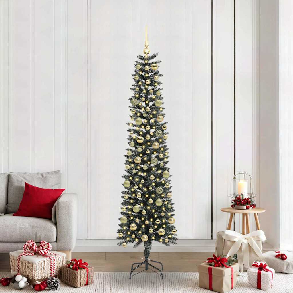 Dirbtinė Kalėdų eglutė Žalia 210 cm PVC, plastikas ir plienas