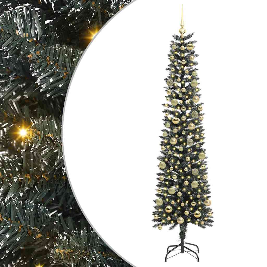 Dirbtinė Kalėdų eglutė Žalia 210 cm PVC, plastikas ir plienas