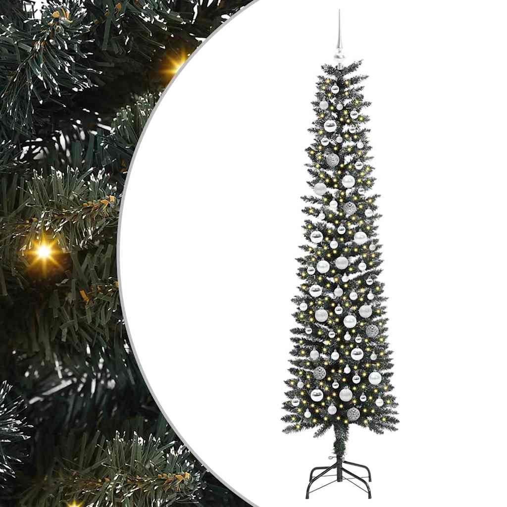 Dirbtinė Kalėdų eglutė Žalia 210 cm PVC, plastikas ir plienas
