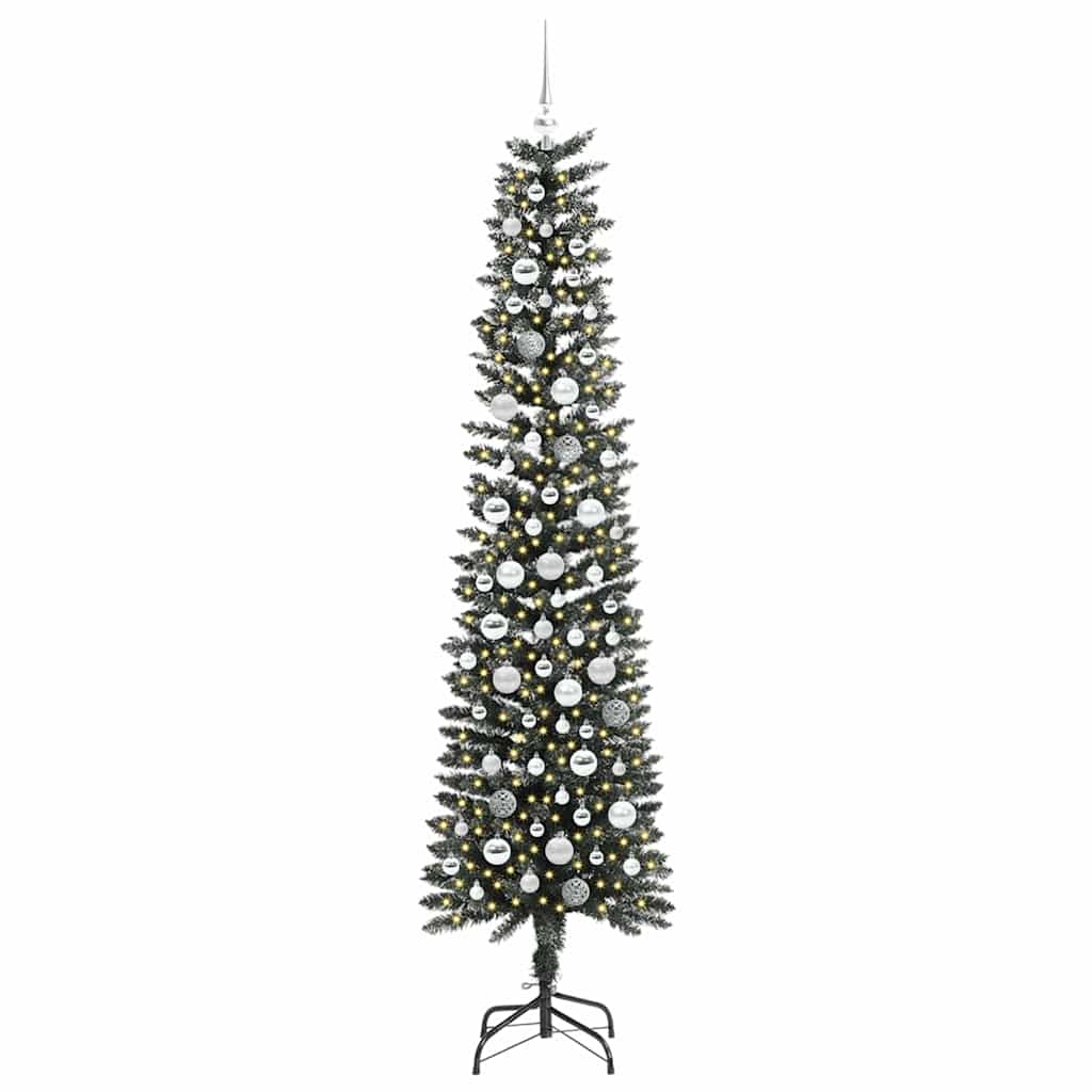 Dirbtinė Kalėdų eglutė Žalia 210 cm PVC, plastikas ir plienas