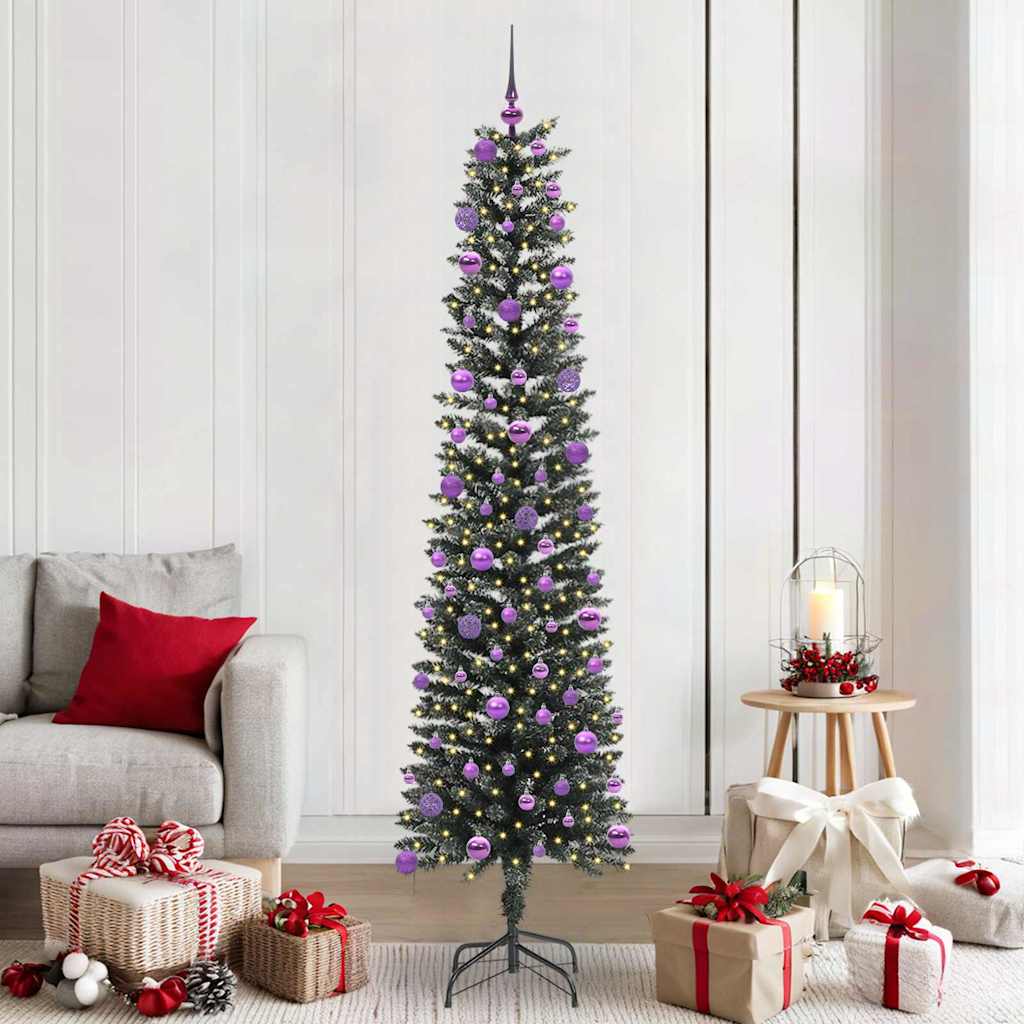 Mākslīgā Ziemassvētku eglīte WINTER CRYSTAL, ar 300 LED Zaļa 58 x 58 x 210 cm.