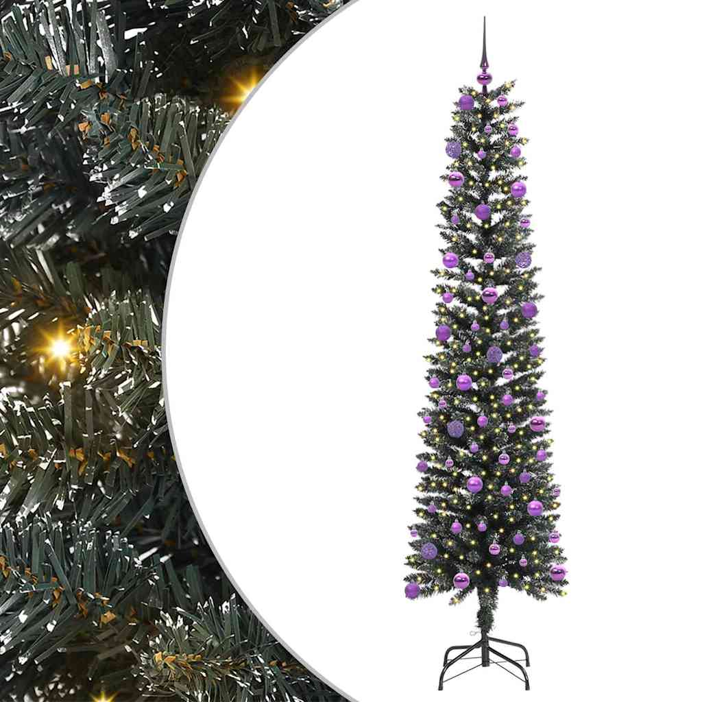 Mākslīgā Ziemassvētku eglīte WINTER CRYSTAL, ar 300 LED Zaļa 58 x 58 x 210 cm.