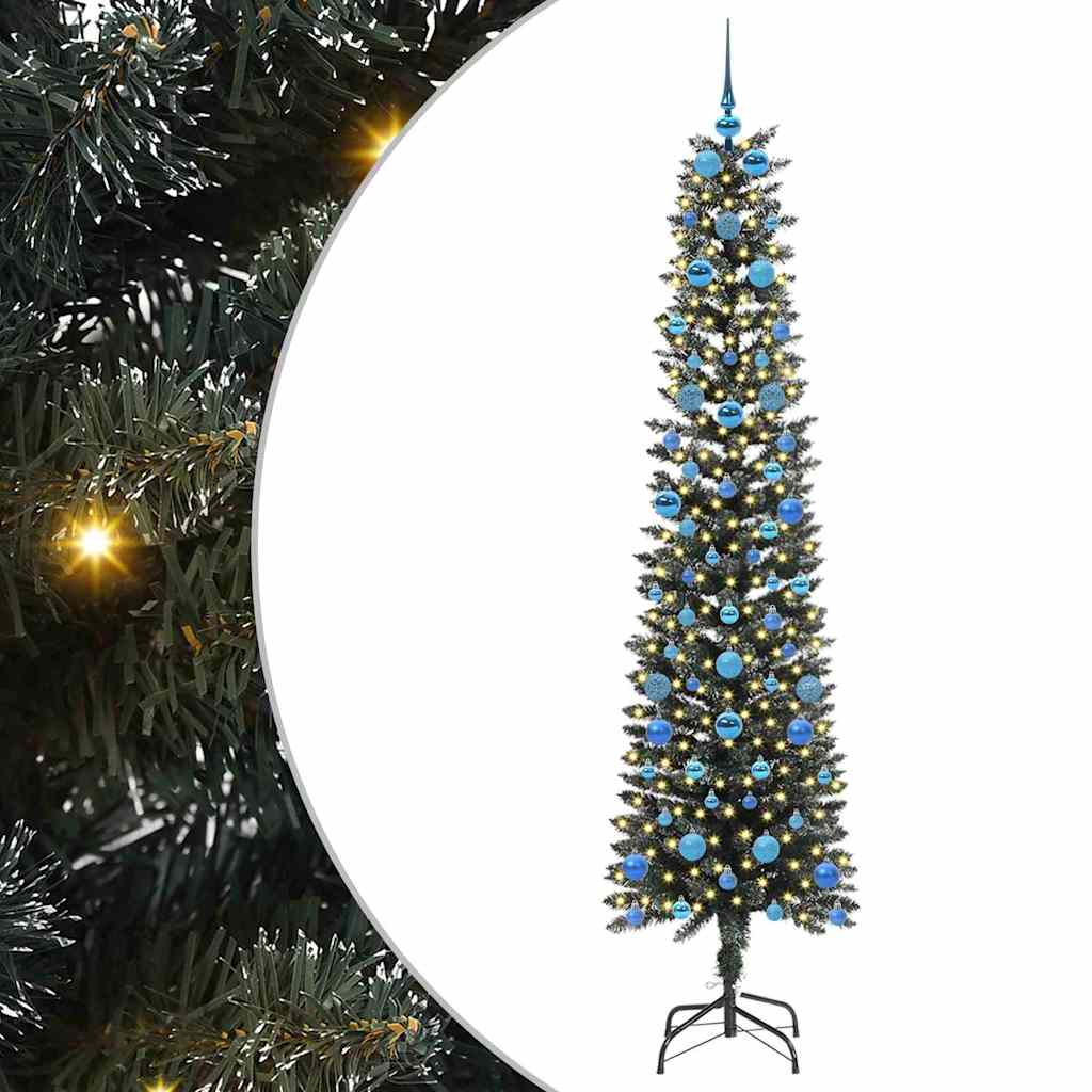 Mākslīgā Ziemassvētku eglīte WINTER CRYSTAL, ar 300 LED Zaļa 58 x 58 x 210 cm.