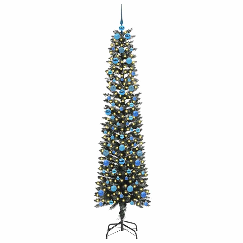 Mākslīgā Ziemassvētku eglīte WINTER CRYSTAL, ar 300 LED Zaļa 58 x 58 x 210 cm.