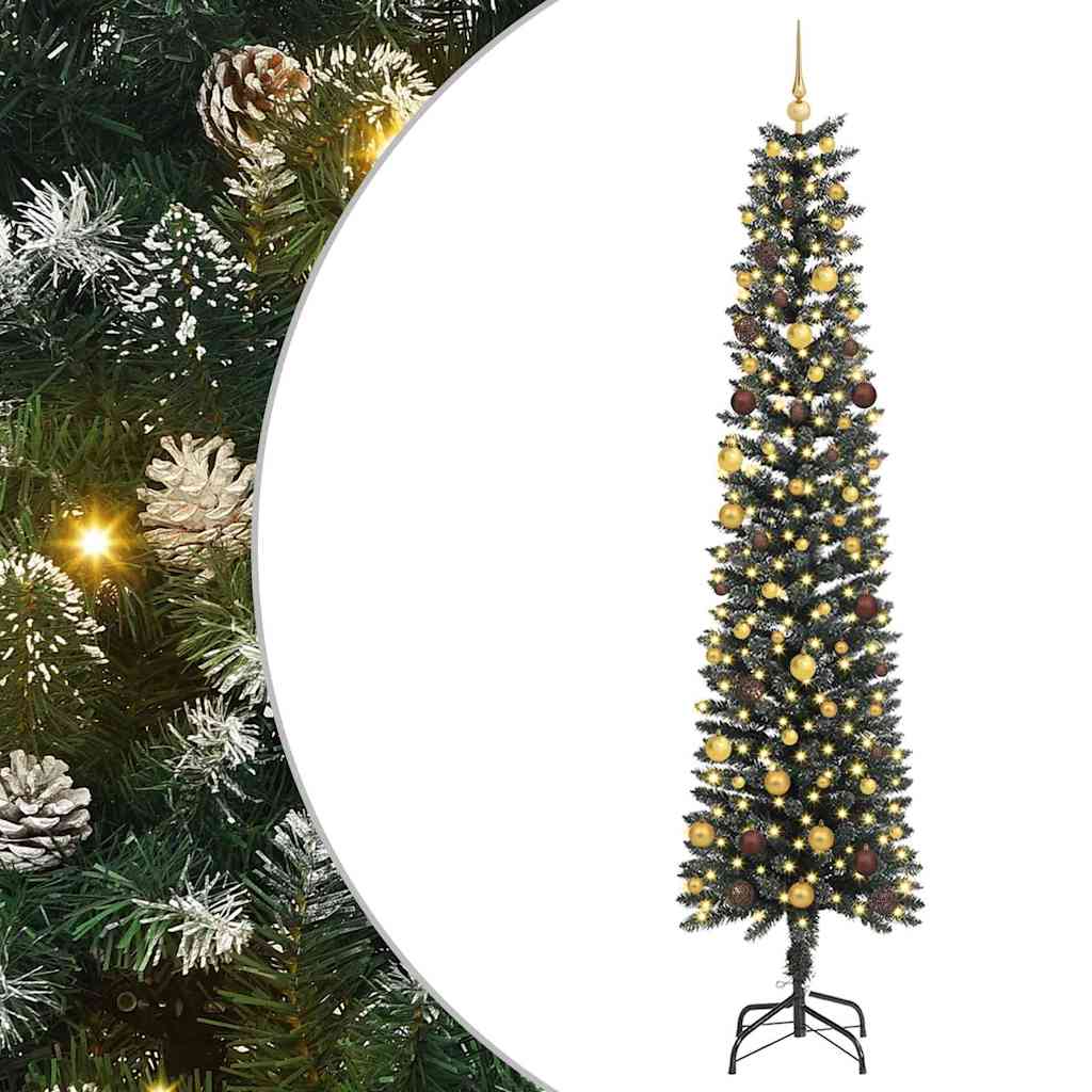 Dirbtinė Kalėdų eglutė Žalia 240 cm PVC, plastikas ir plienas
