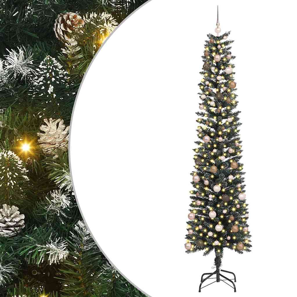 Dirbtinė Kalėdų eglutė Žalia 240 cm PVC, plastikas ir plienas