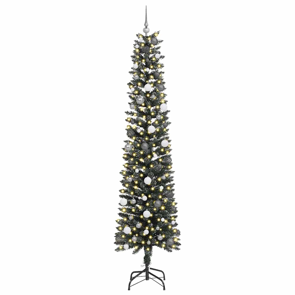 Dirbtinė Kalėdų eglutė Žalia 240 cm PVC, plastikas ir plienas