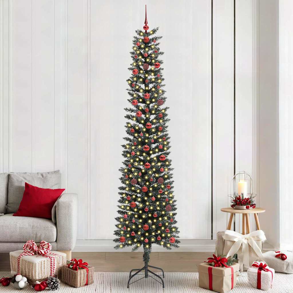 Dirbtinė Kalėdų eglutė Žalia 240 cm PVC, plastikas ir plienas