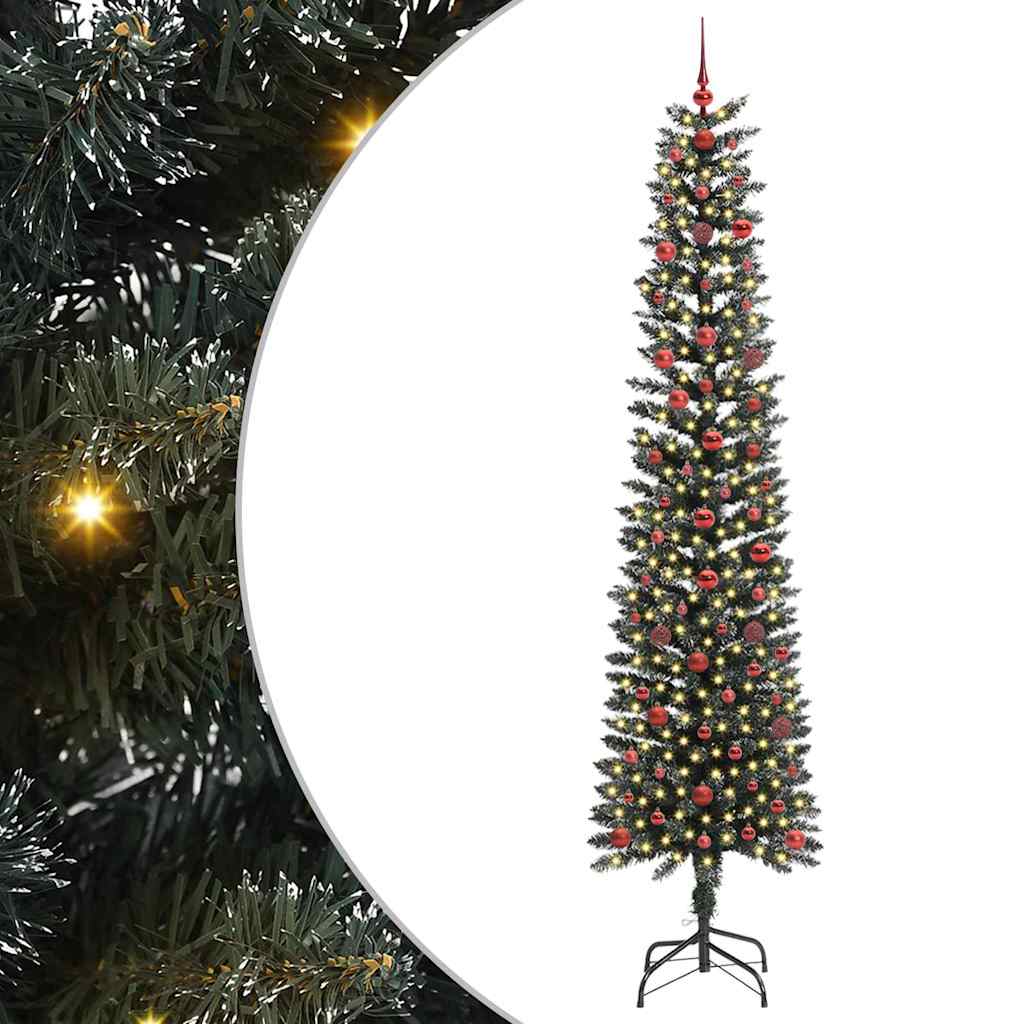 Dirbtinė Kalėdų eglutė Žalia 240 cm PVC, plastikas ir plienas
