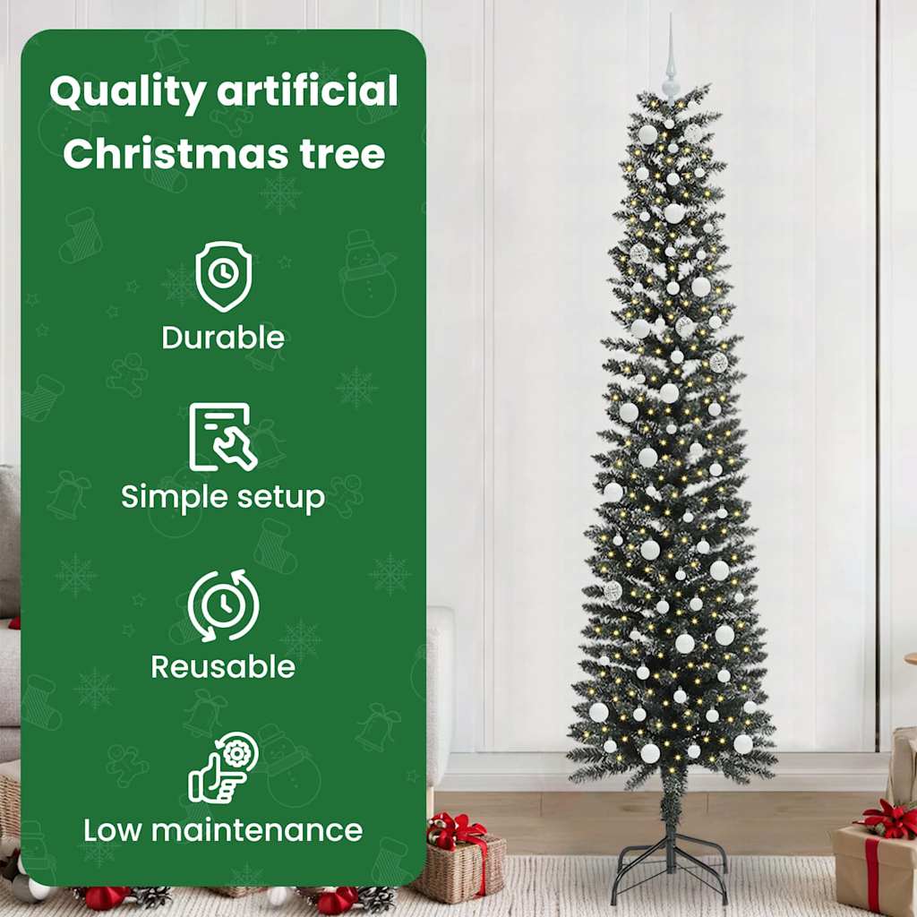 Dirbtinė Kalėdų eglutė Žalia 240 cm PVC, plastikas ir plienas