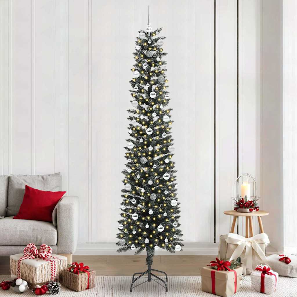 Dirbtinė Kalėdų eglutė Žalia 240 cm PVC, plastikas ir plienas