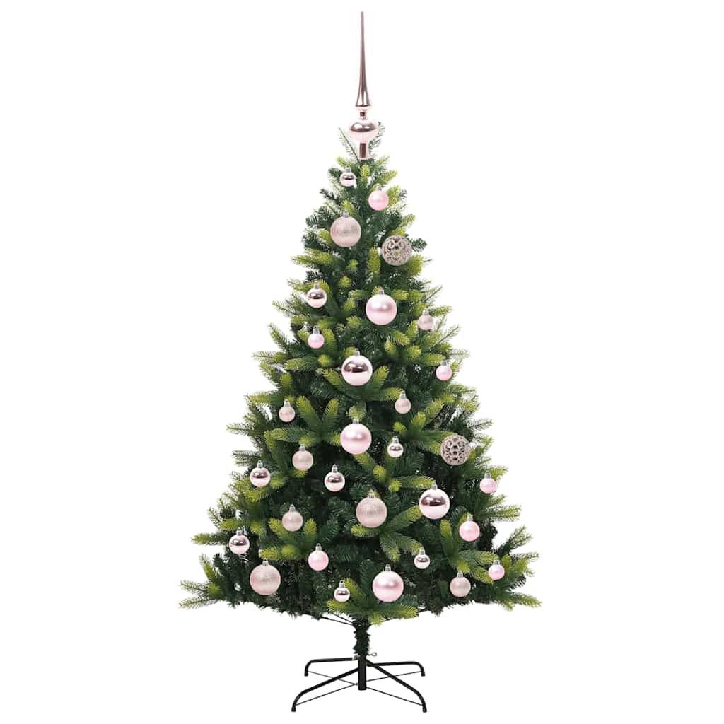 Dirbtinė sulankstoma Kalėdų eglutė su 150 LED lemputių 120 cm