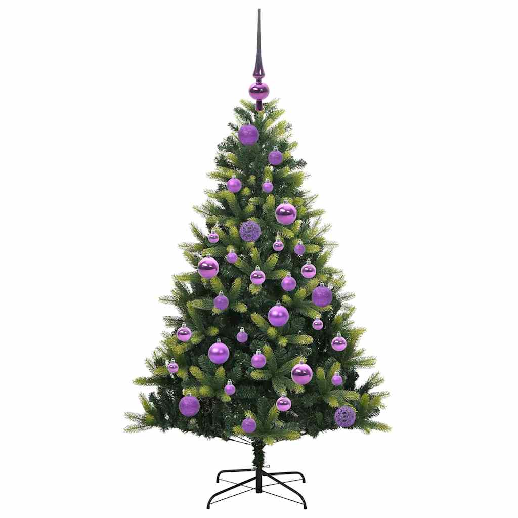 Dirbtinė sulankstoma Kalėdų eglutė su 150 LED lemputių 120 cm