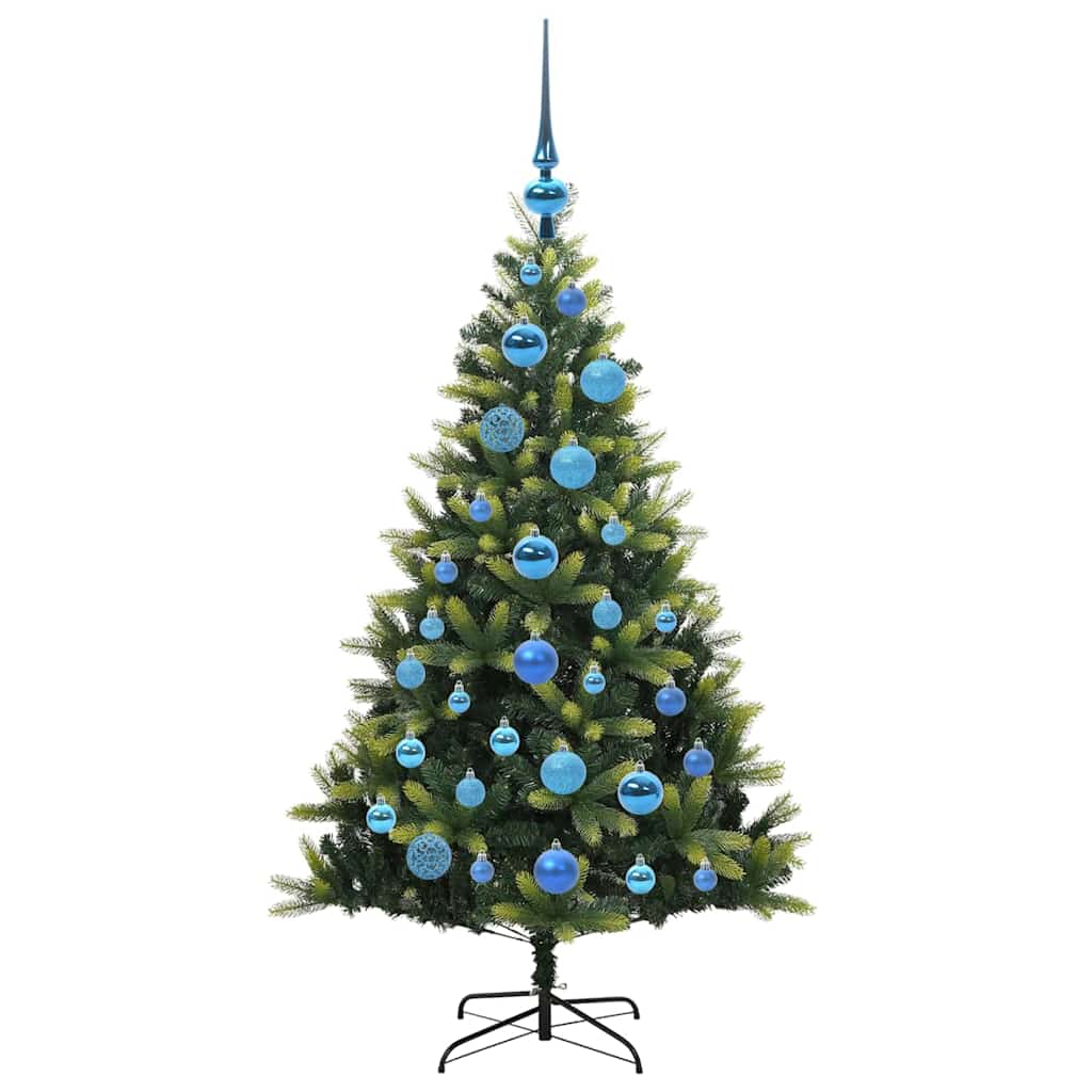 Dirbtinė sulankstoma Kalėdų eglutė su 150 LED lemputių 120 cm