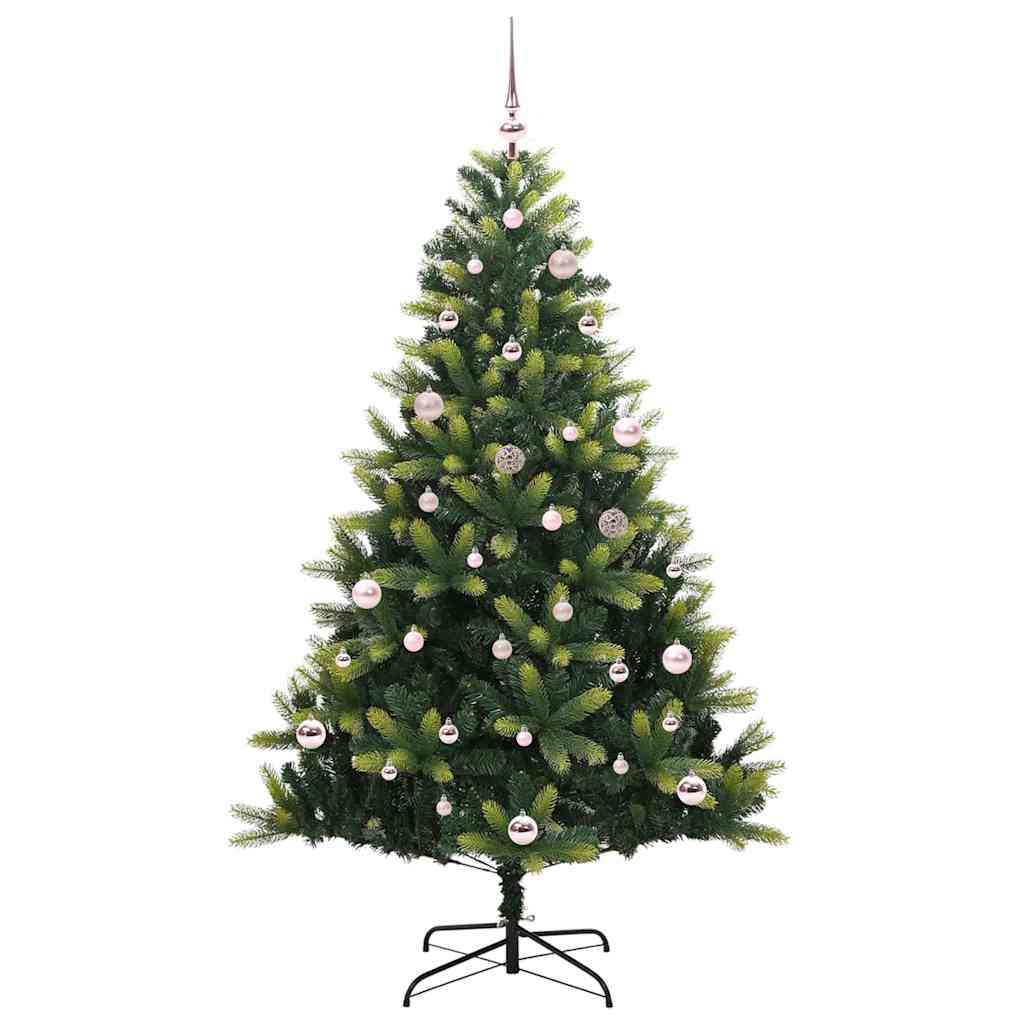 Dirbtinė sulankstoma Kalėdų eglutė su 150 LED lemputių 150 cm
