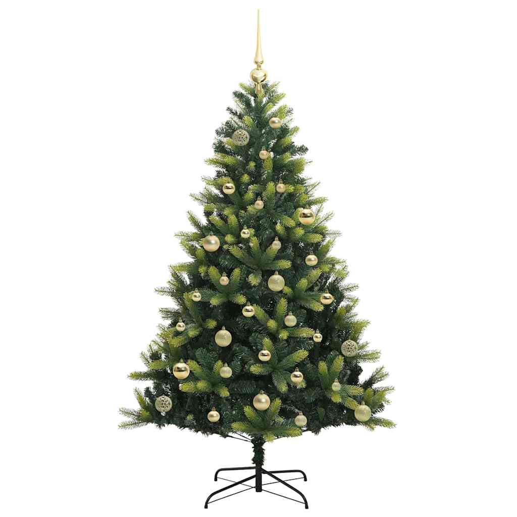 Dirbtinė sulankstoma Kalėdų eglutė su 150 LED lemputių 150 cm