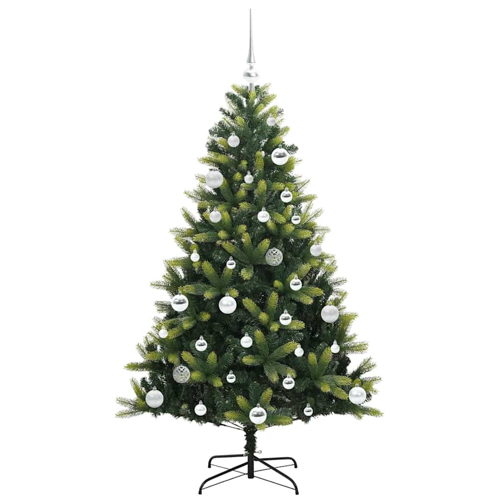 Dirbtinė sulankstoma Kalėdų eglutė su 150 LED lemputių 150 cm