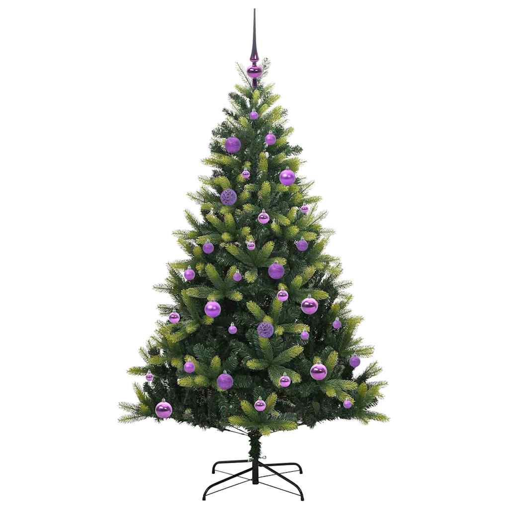 Dirbtinė sulankstoma Kalėdų eglutė su 150 LED lemputių 150 cm