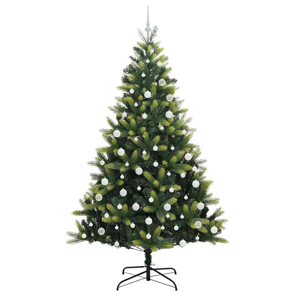 Dirbtinis sulankstomas Kalėdų medis su 300 LED Žalia 210 cm