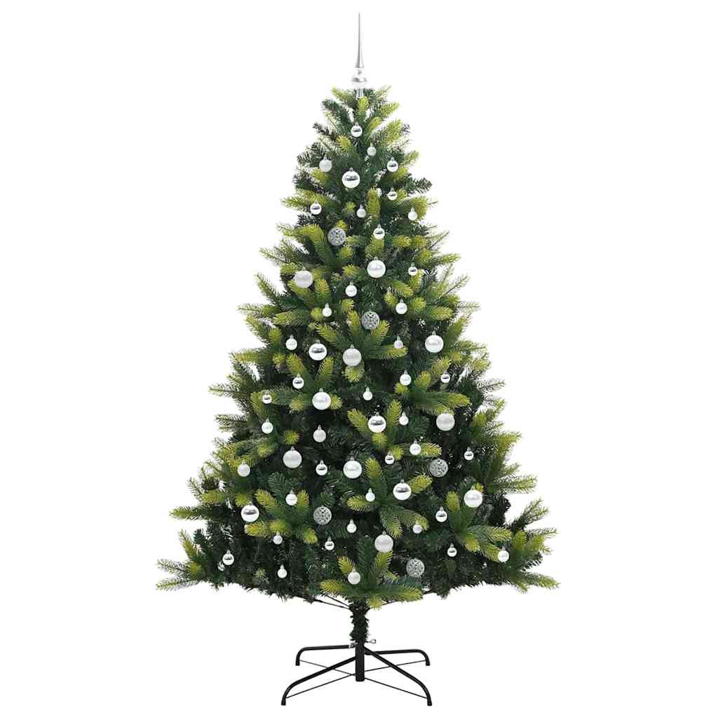 Dirbtinis sulankstomas Kalėdų medis su 300 LED Žalia 210 cm