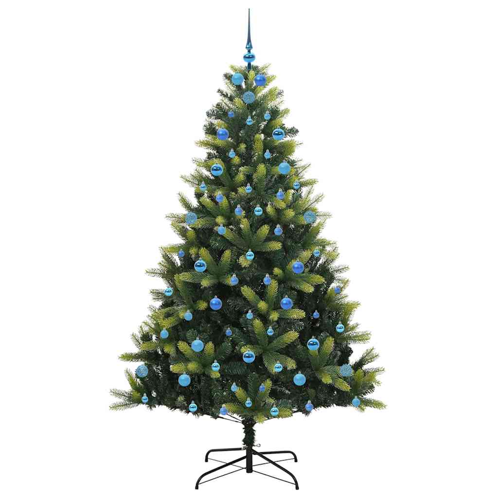 Dirbtinis sulankstomas Kalėdų medis su 300 LED Žalia 210 cm