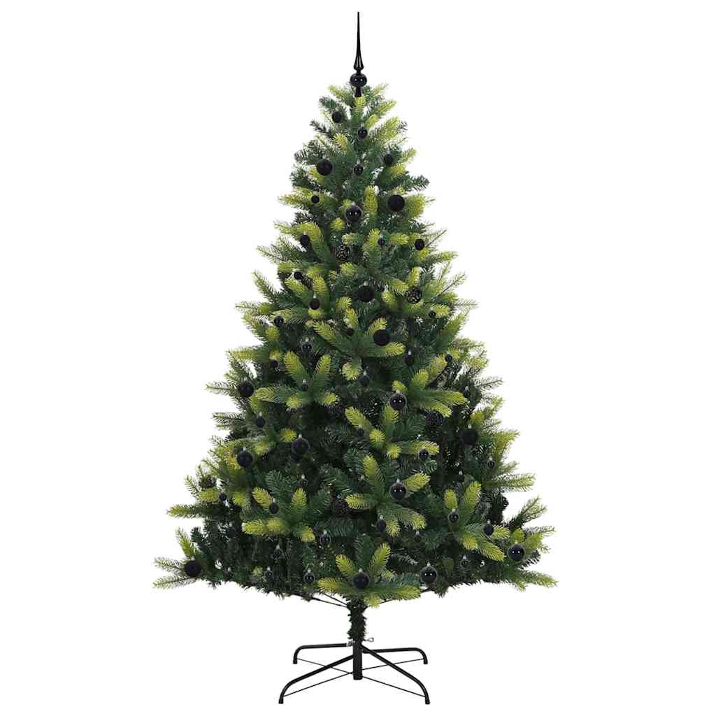 Mākslīgā salokāmā Ziemassvētku egle ar 300 LED, zaļa, 240 cm