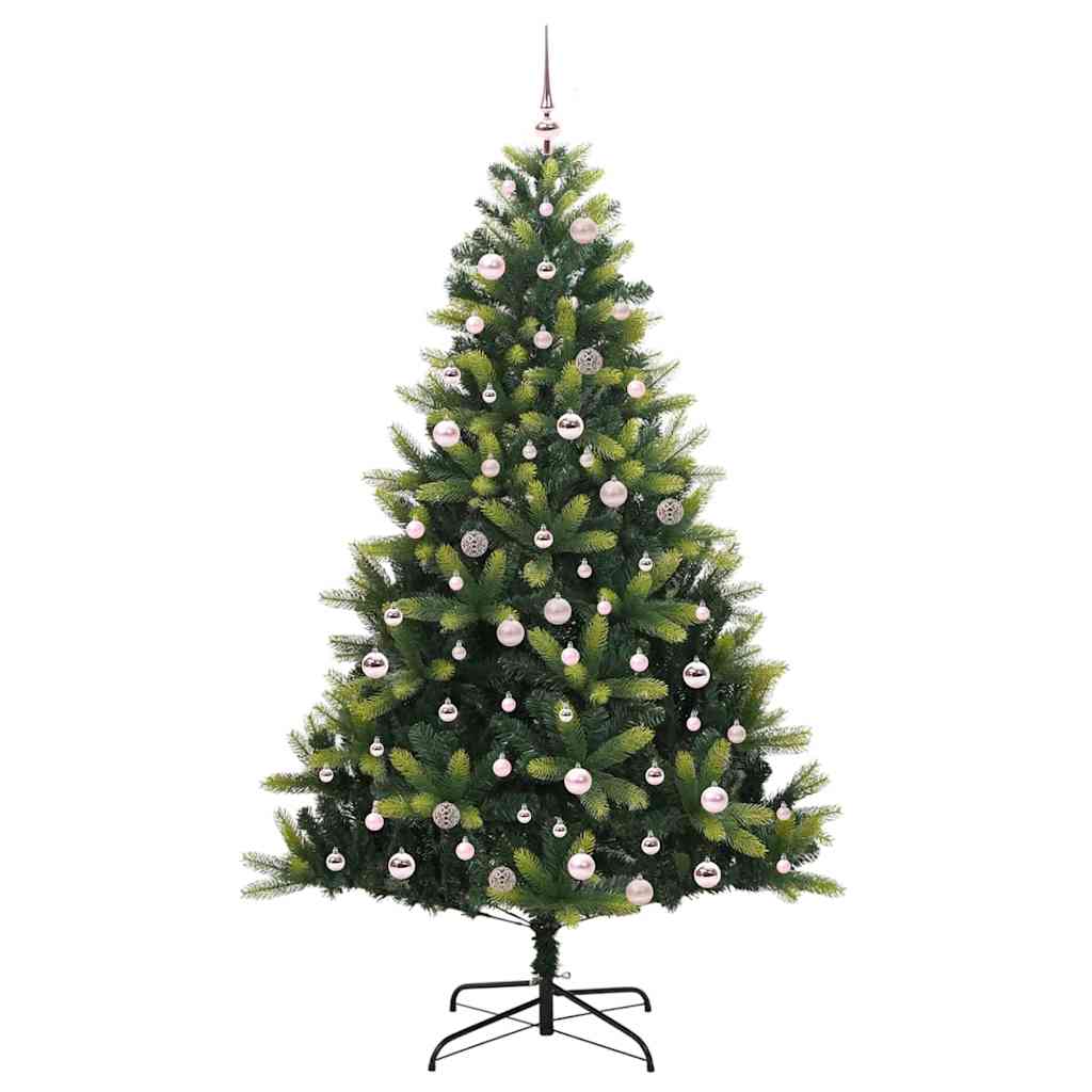 Dirbtinis sulankstomas Kalėdų medis su 300 LED Žalia 240 cm