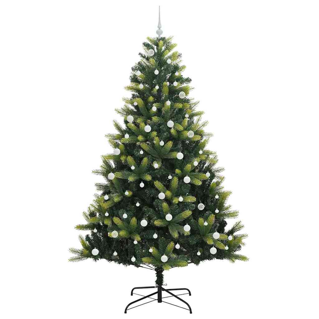 Dirbtinis sulankstomas Kalėdų medis su 300 LED Žalia 240 cm