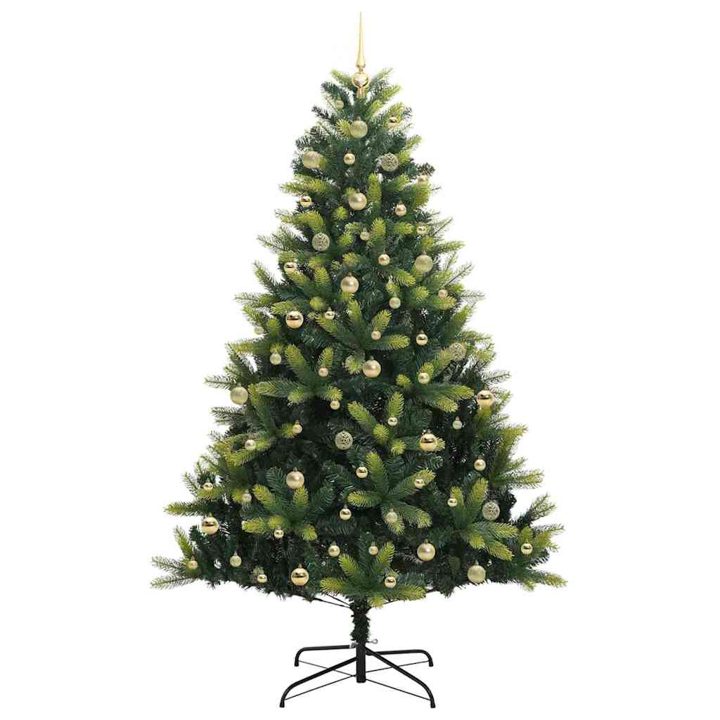 Dirbtinis sulankstomas Kalėdų medis su 300 LED Žalia 240 cm