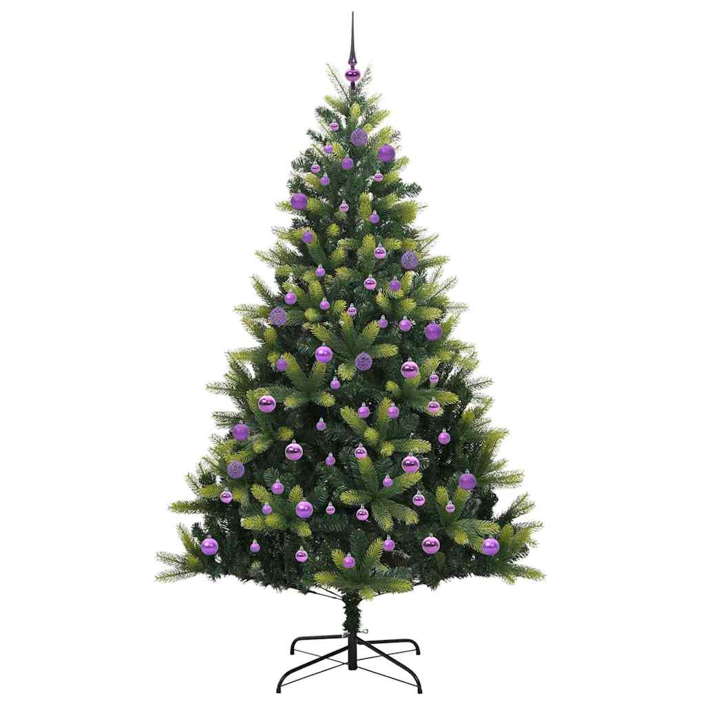 Dirbtinis sulankstomas Kalėdų medis su 300 LED Žalia 240 cm