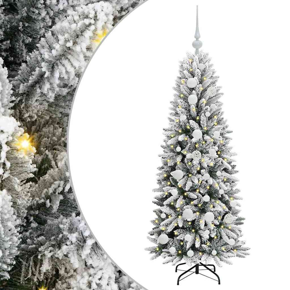 Artificial Christmas tree FROST BOREAL, with 150 LED stand White 120 cm.