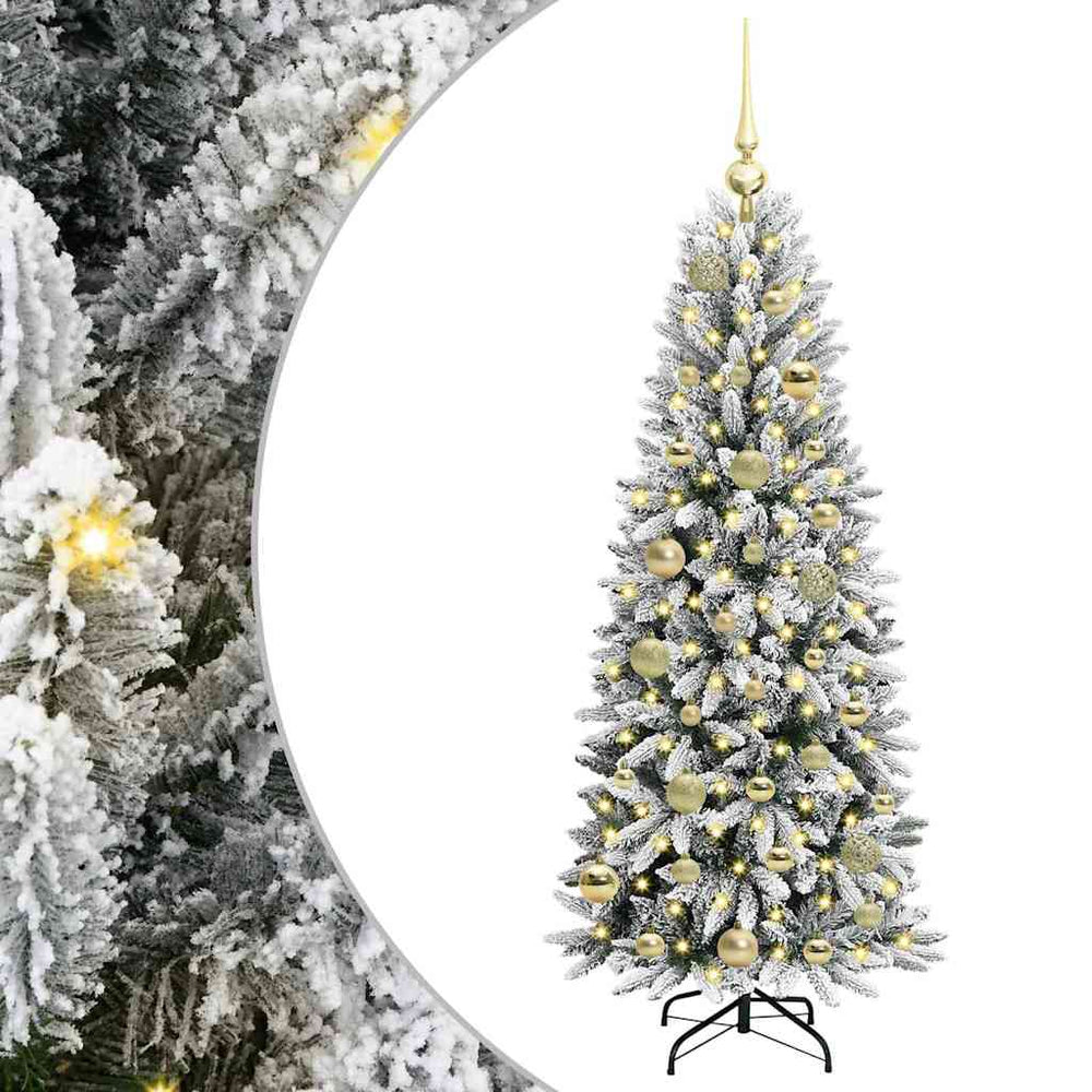 Artificial Christmas tree FROST BOREAL, with 150 LED stand White 120 cm.