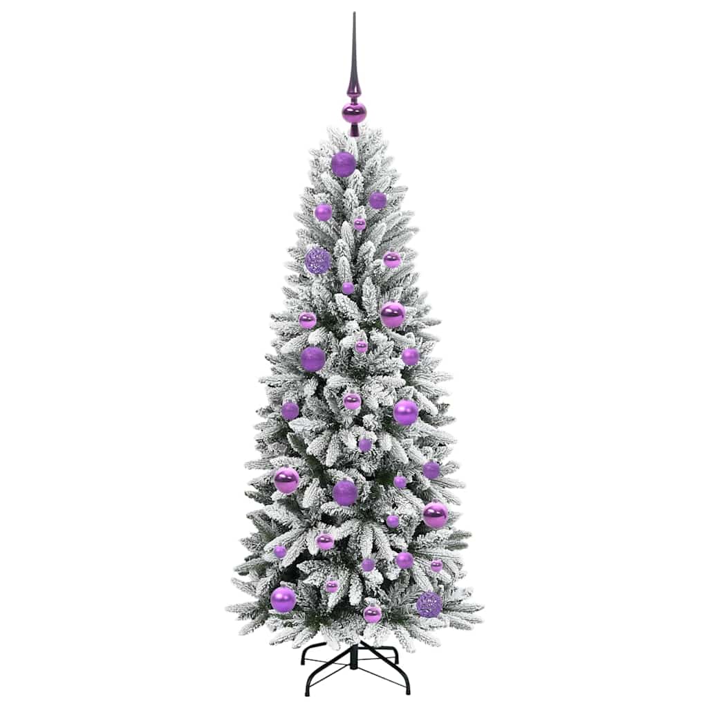 Mākslīgā Ziemassvētku eglīte FROST BOREAL, ar 150 LED balto statīvu, 120 cm.