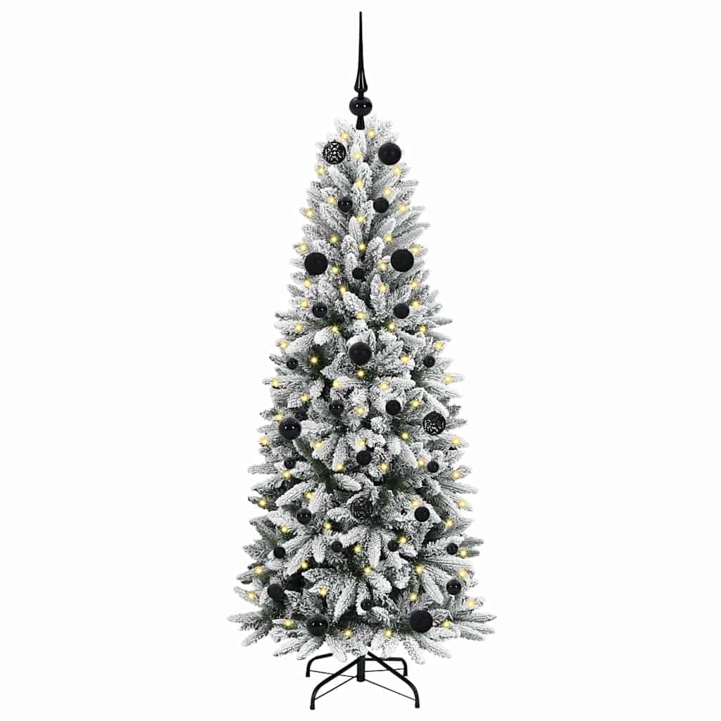 Mākslīgā Ziemassvētku eglīte AURORA HORIZON ar 150 LED balto statīvu 150 cm.