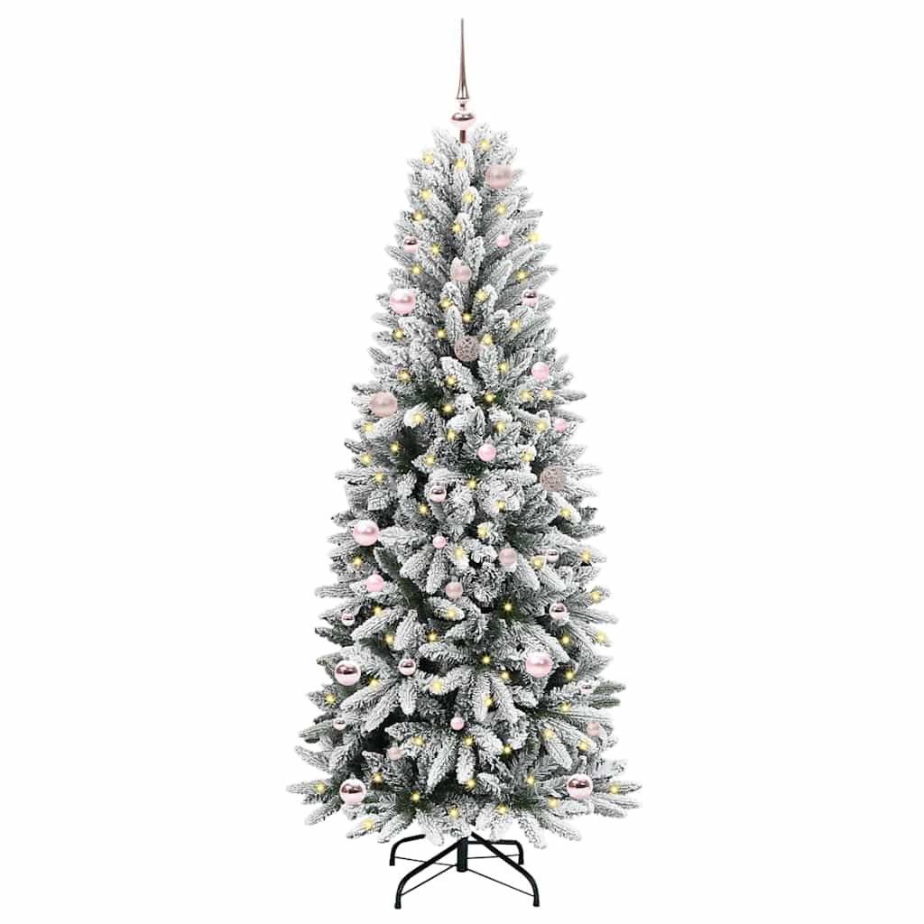Artificial Christmas tree AURORA HORIZON, with 150 LED stand White 150 cm.