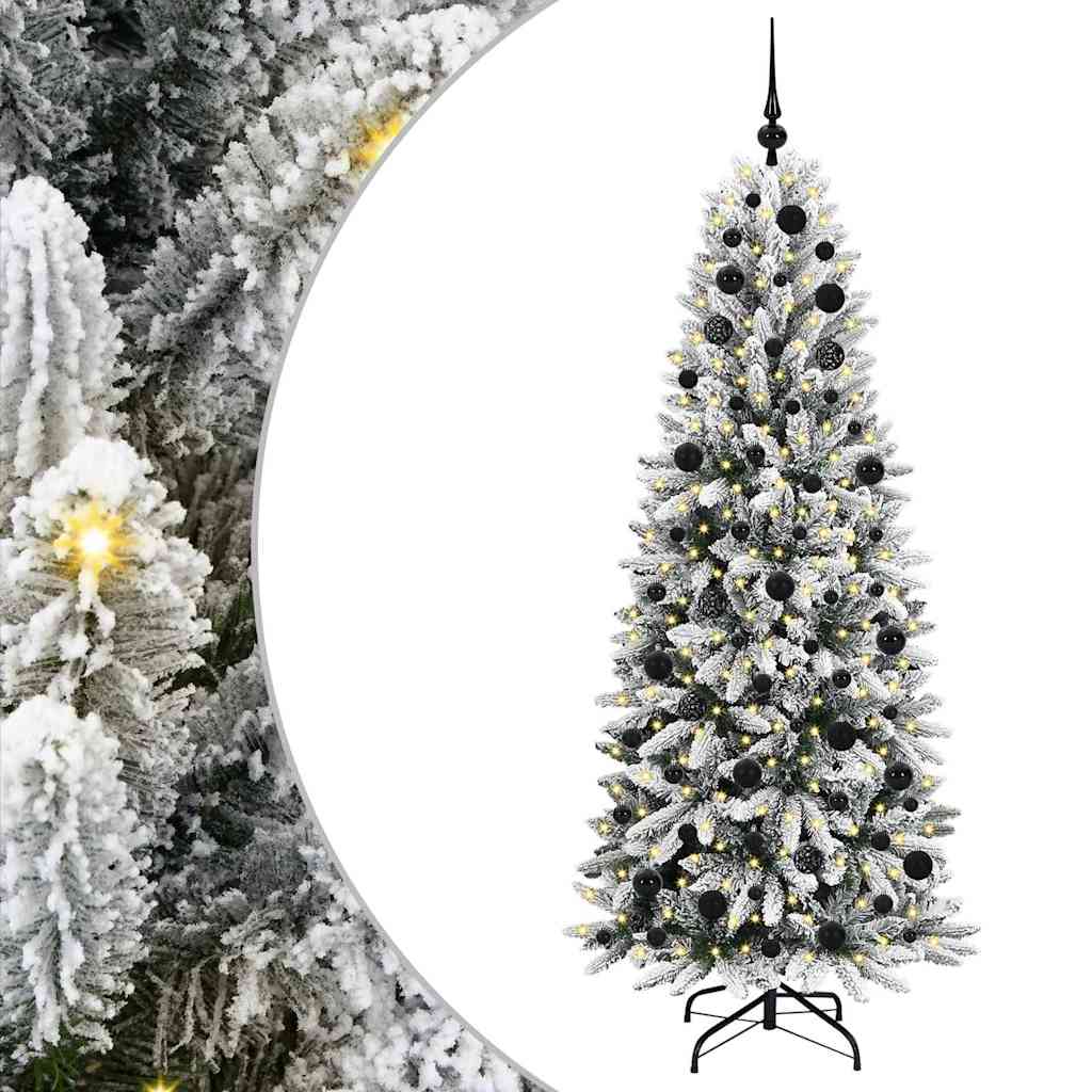 Artificial Christmas tree HORIZON WINTER, with 300 LED stand White 180 cm.