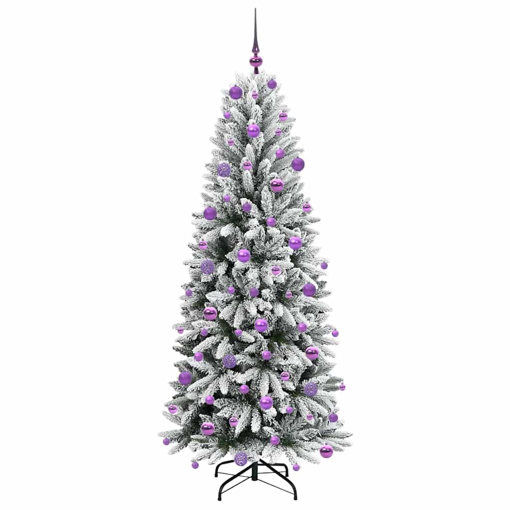 Mākslīgā Ziemassvētku eglīte HORIZON WINTER, ar 300 LED statīvu, balta, 180 cm.