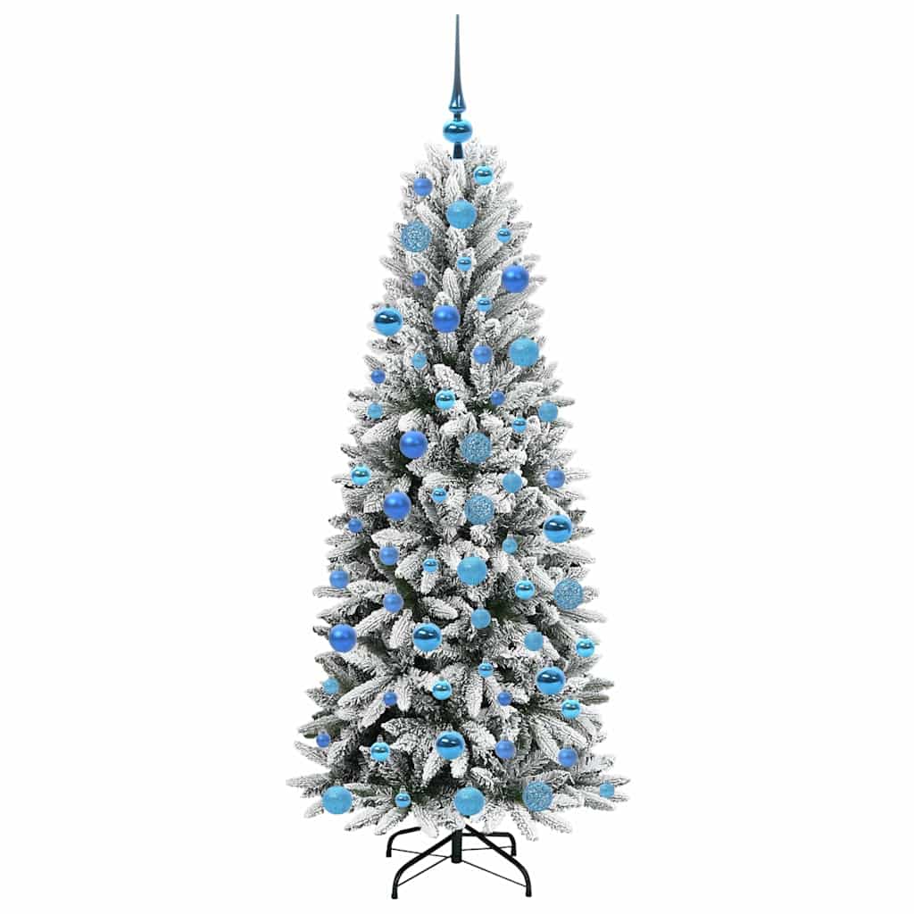 Dirbtinė Kalėdų eglutė HORIZON WINTER, su 300 LED stovu Balta 180 cm.