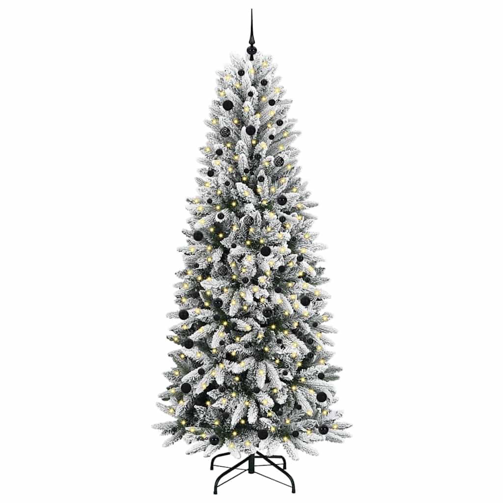 Dirbtinė Kalėdų eglutė WINTER PINE, su 300 LED stovu Balta 240 cm.