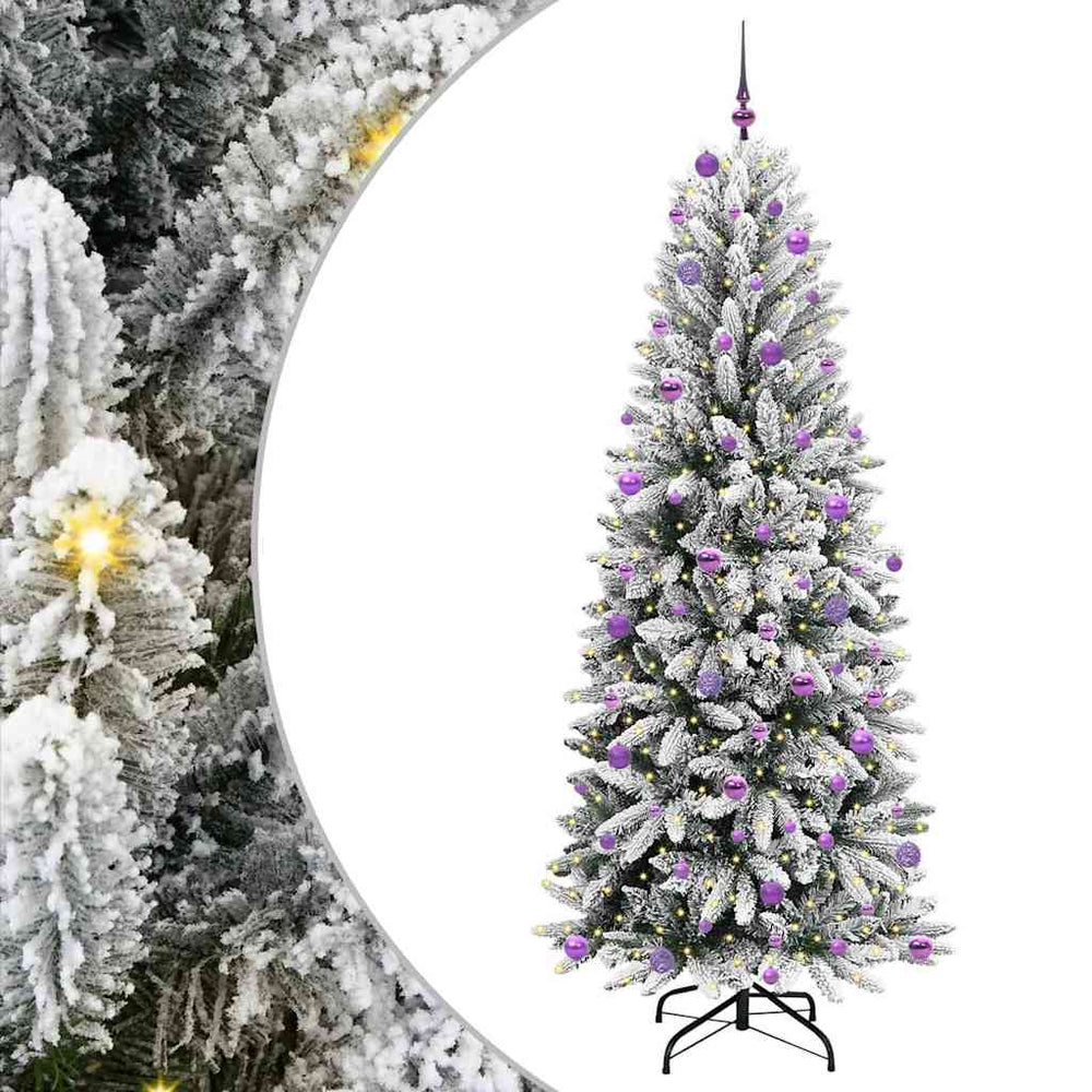 Artificial Christmas Tree WINTER PINE, with 300 LED stand White 240 cm.