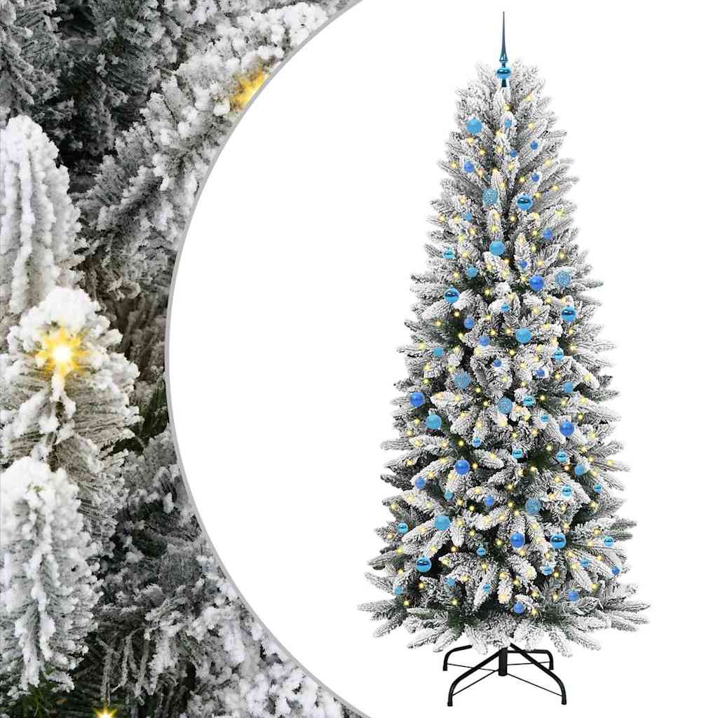 Artificial Christmas Tree WINTER PINE, with 300 LED stand White 240 cm.