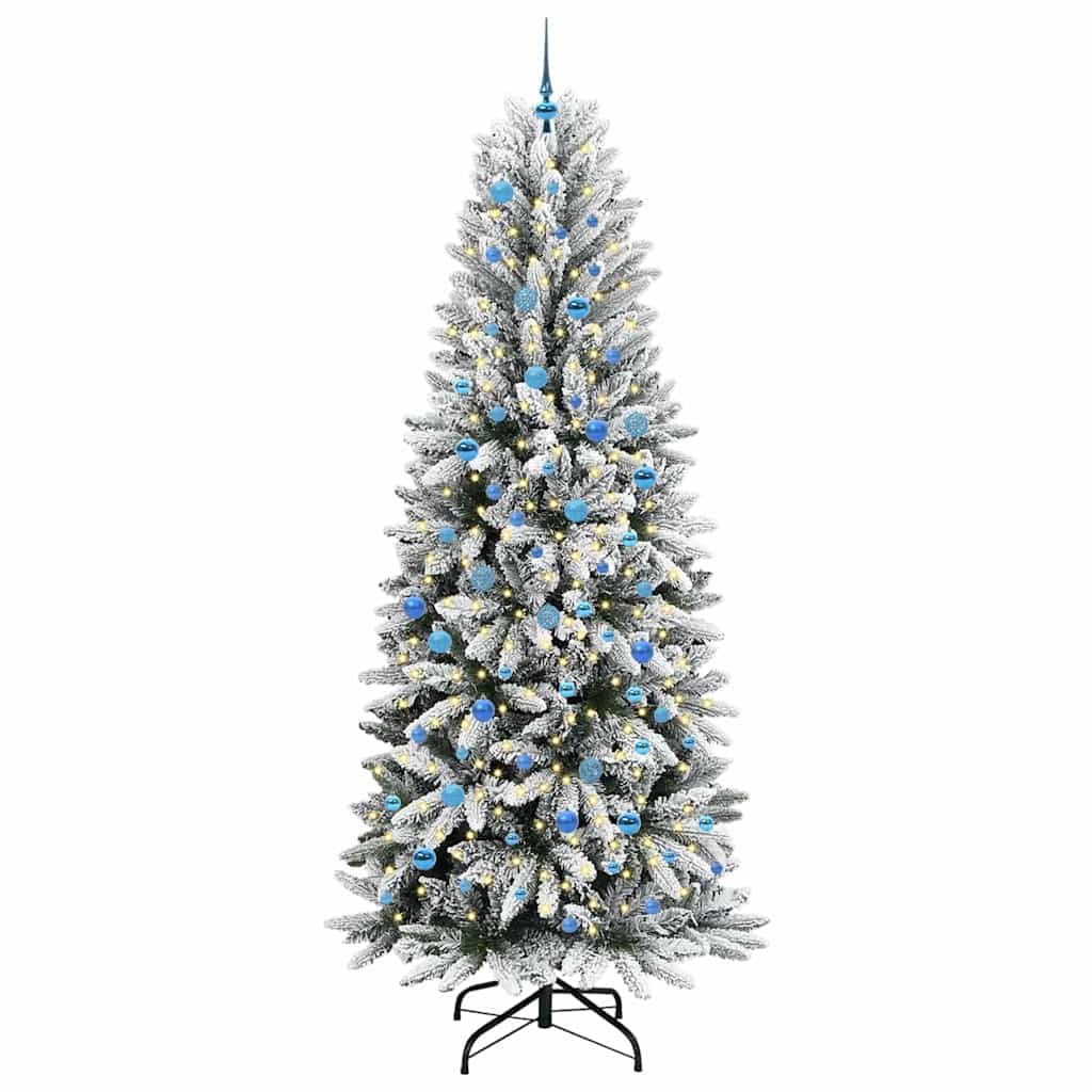Artificial Christmas Tree WINTER PINE, with 300 LED stand White 240 cm.